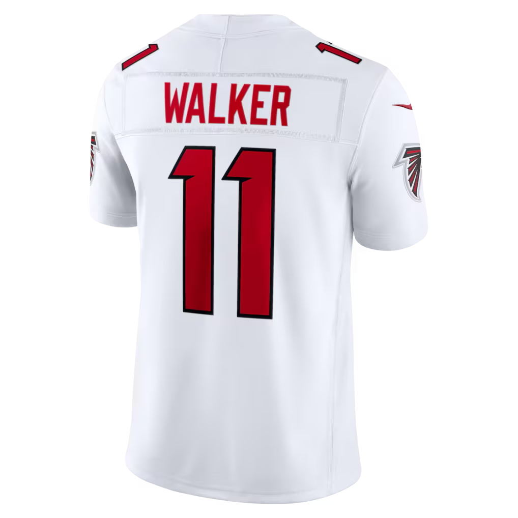 tocy A.Falcons #11 Jalon Walker White Vapor F.U.S.E. Stitched Limited Jerseys