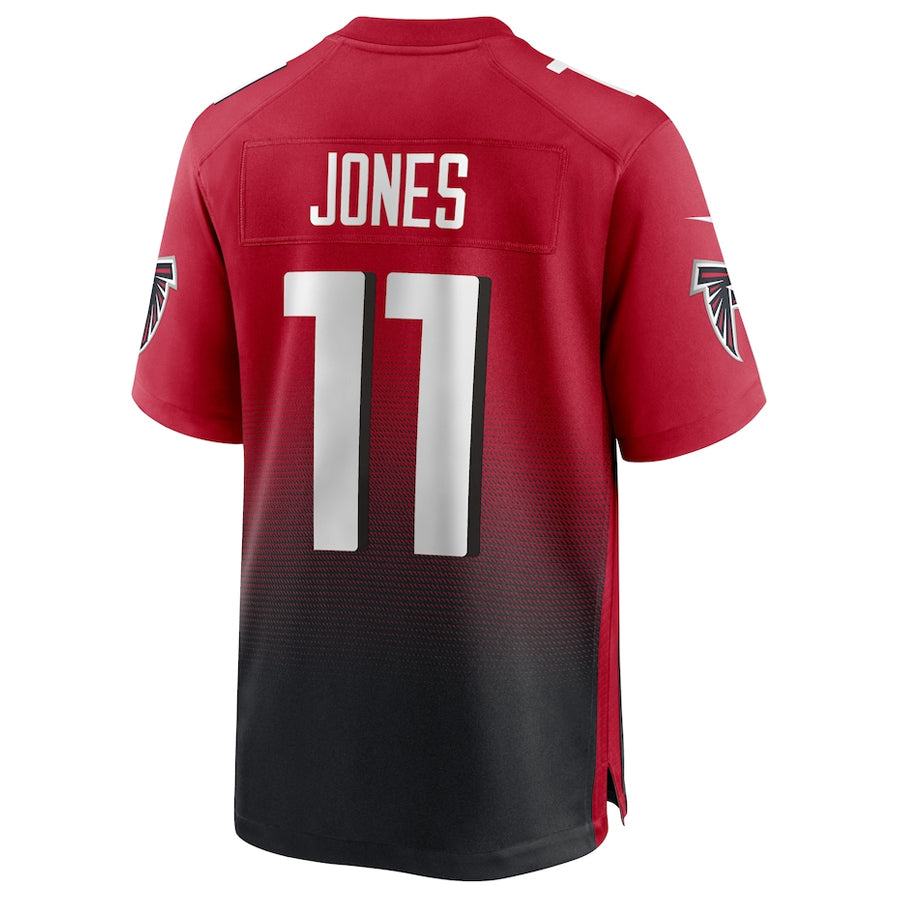 tocy A.Falcons #11 Jalon Walker Player Red Home Game Stitched Jerseys
