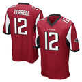 tocy A.Falcons #12 Avieon Terrell Player Red Color Vapor Home Game Stitched Jerseys