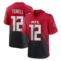 tocy A.Falcons #12 Avieon Terrell Player Red Home Game Stitched Jerseys