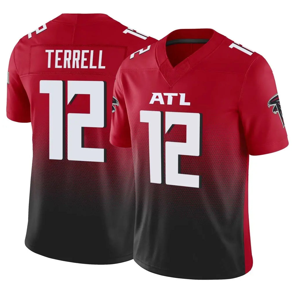 tocy A.Falcons #12 Avieon Terrell Player Red Vapor F.U.S.E. Limited Stitched Jerseys