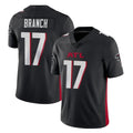 tocy A.Falcons #17 Zachariah Branch Player Black Vapor Untouchable Limited Home Game Stitched Jerseys