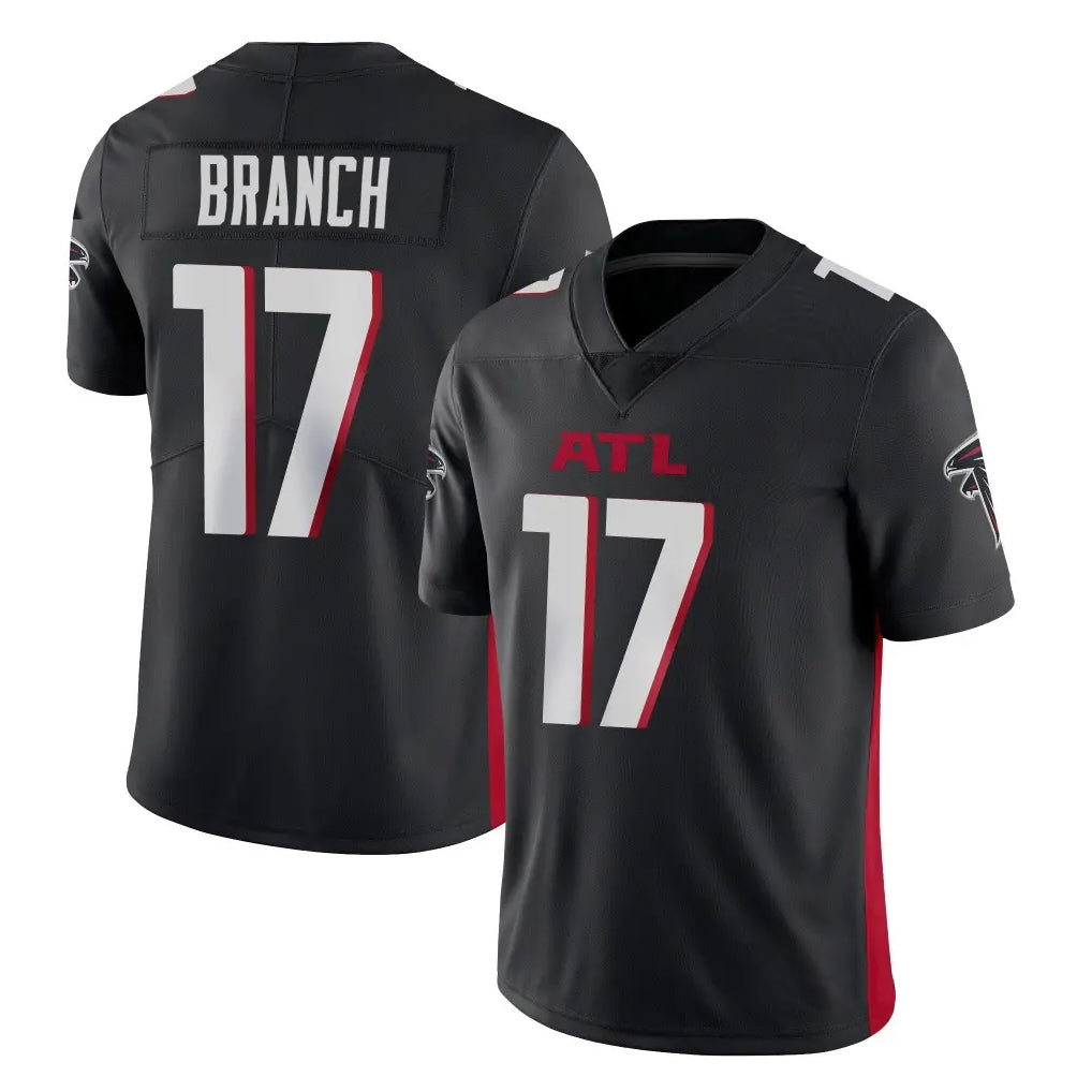 tocy A.Falcons #17 Zachariah Branch Player Black Vapor Untouchable Limited Home Game Stitched Jerseys