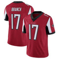 tocy A.Falcons #17 Zachariah Branch Player Red Color Vapor Untouchable Limited Home Game Stitched Jerseys