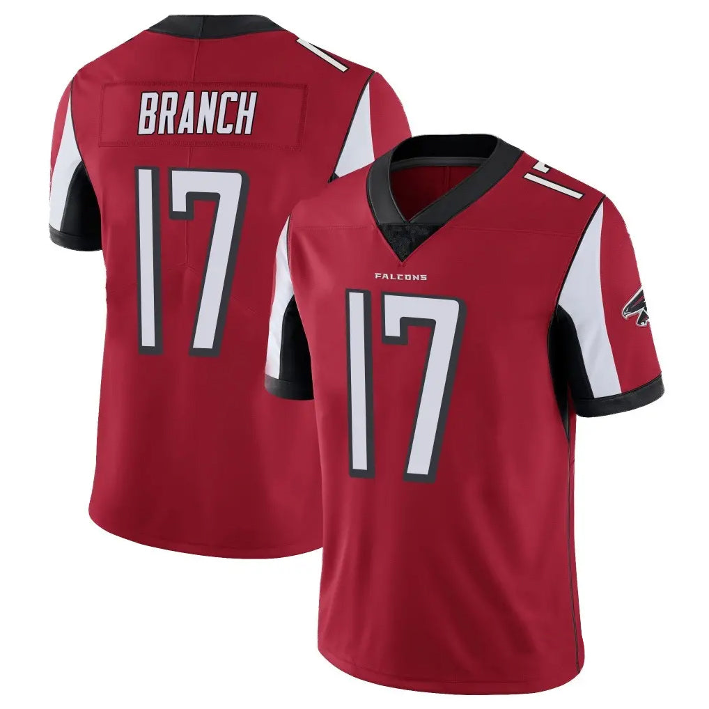 tocy A.Falcons #17 Zachariah Branch Player Red Color Vapor Untouchable Limited Home Game Stitched Jerseys