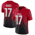 tocy A.Falcons #17 Zachariah Branch Player Red Vapor Untouchable Limited Home Game Stitched Jerseys