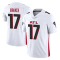 tocy A.Falcons #17 Zachariah Branch Player White Vapor Untouchable Limited Home Game Stitched Jerseys