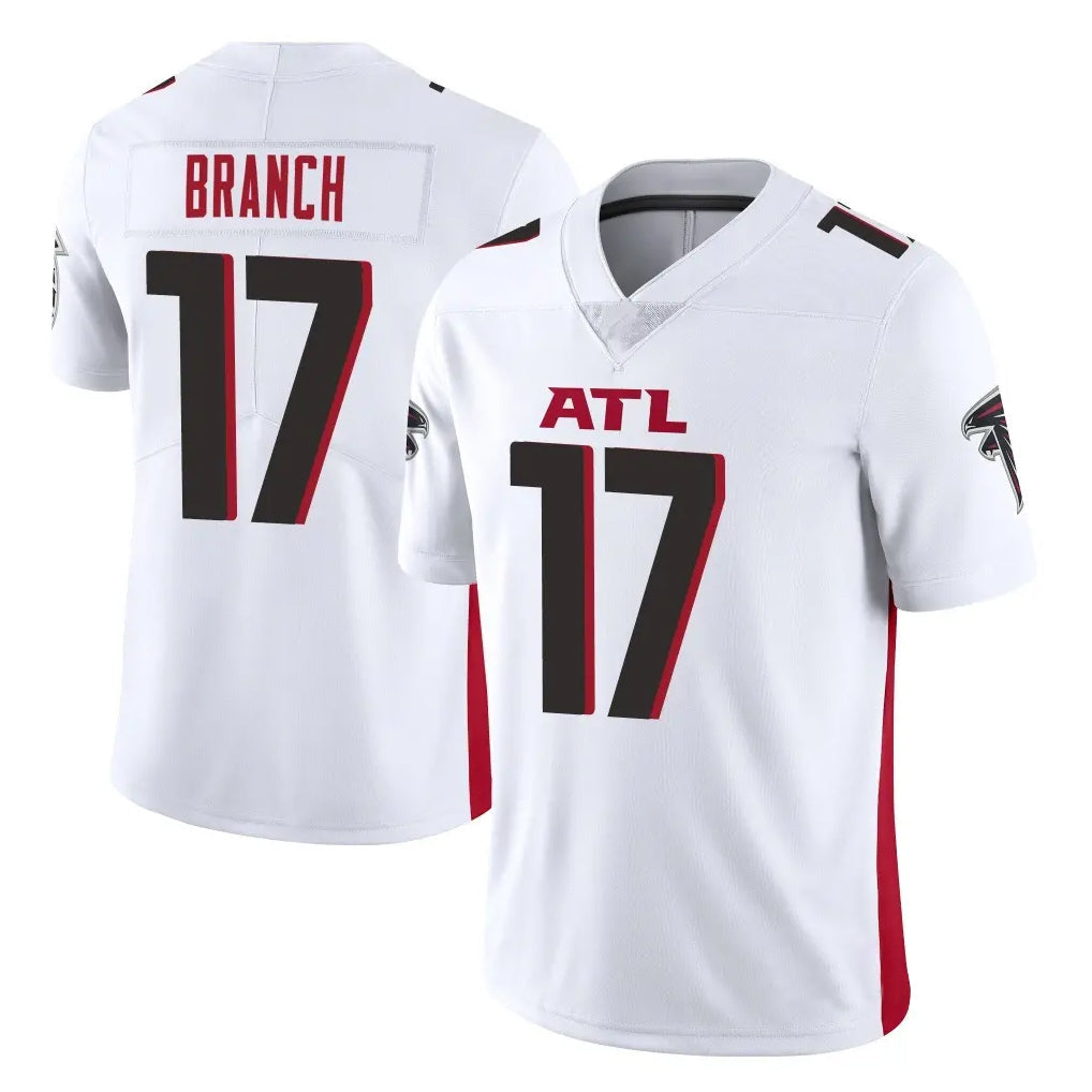 tocy A.Falcons #17 Zachariah Branch Player White Vapor Untouchable Limited Home Game Stitched Jerseys