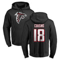 tocy A.Falcons #18 Kirk Cousins Player Black Salute to Service Hoodies Stitched Jerseys