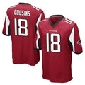 tocy A.Falcons #18 Kirk Cousins Player Red Color Vapor Home Game Stitched Jerseys
