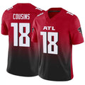 tocy A.Falcons #18 Kirk Cousins Player Red Vapor F.U.S.E. Limited Stitched Jerseys