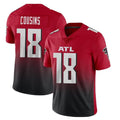 tocy A.Falcons #18 Kirk Cousins Player Red Vapor Untouchable Limited Home Game Stitched Jerseys