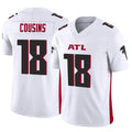 tocy A.Falcons #18 Kirk Cousins Player Vapor F.U.S.E. Limited Whtie Stitched Jerseys