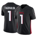 tocy A.Falcons #1 Tua Tagovailoa Player Black Vapor F.U.S.E. Limited Home Game Stitched Jerseys