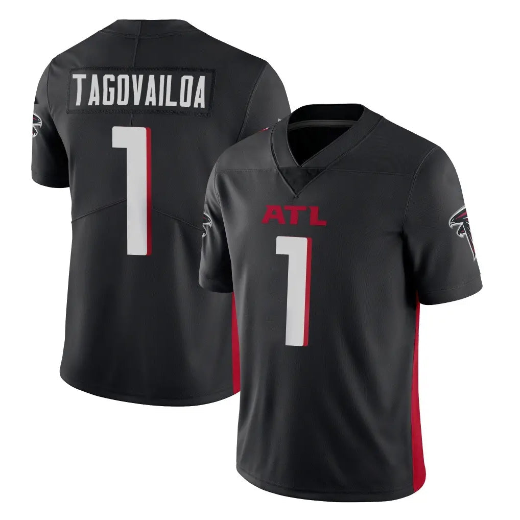 tocy A.Falcons #1 Tua Tagovailoa Player Black Vapor Untouchable Limited Home Game Stitched Jerseys