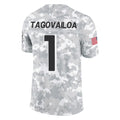 tocy A.Falcons #1 Tua Tagovailoa Player Camo Salute to Service Limited Stitched Jerseys