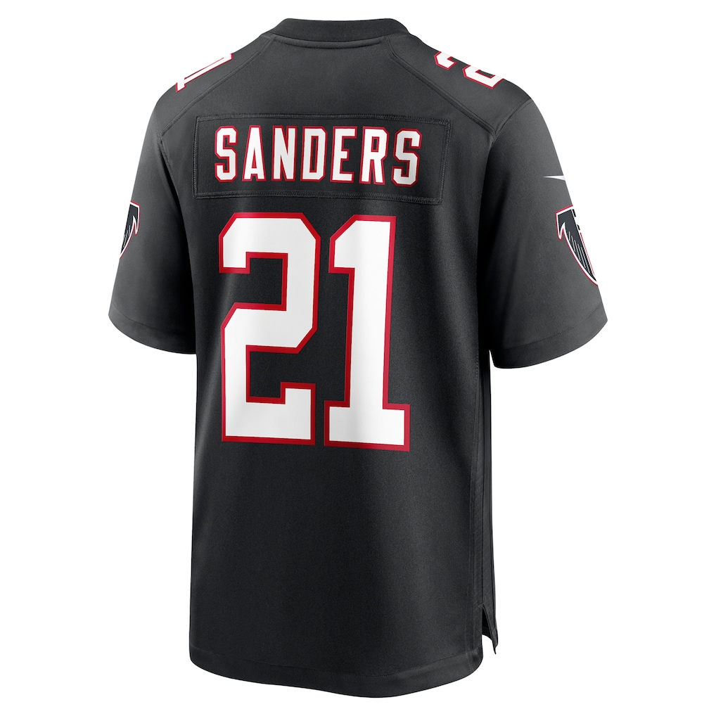 tocy A.Falcons #21 Deion Sanders Black Retired Player Alternate Game Stitched Jerseys