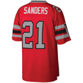 tocy A.Falcons #21 Deion Sanders Mitchell & Ness Red Legacy Replica Jersey