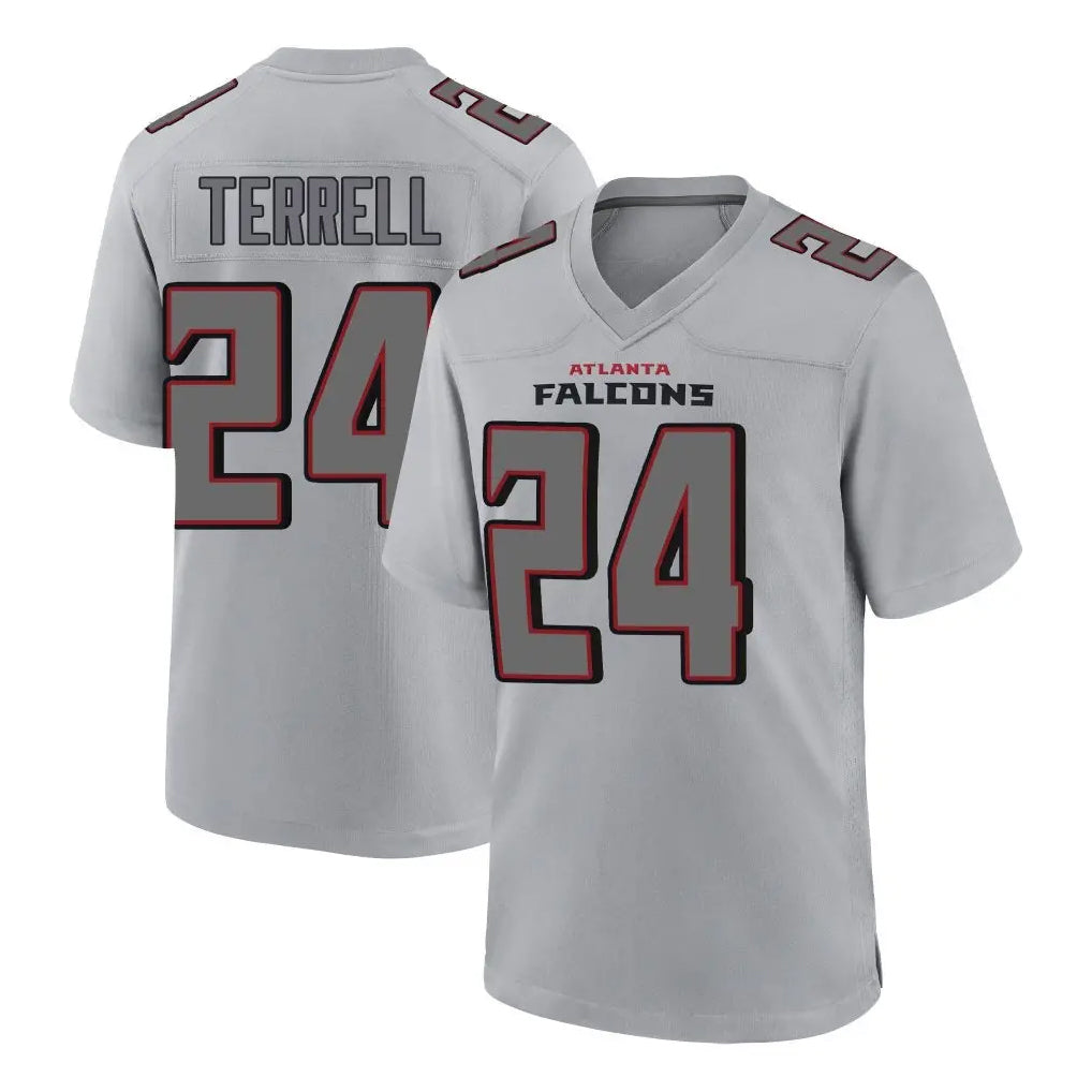 tocy A.Falcons #24 A.J. Terrell Jr. Branch Player Gray Fashion Home Game Stitched Jerseys