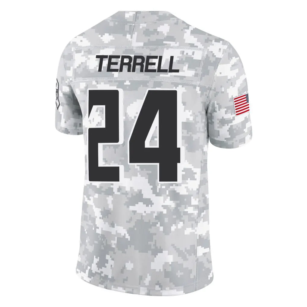 tocy A.Falcons #24 A.J. Terrell Jr. Player Arctic Camo Salute to Service Limited Stitched Jerseys