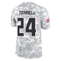 tocy A.Falcons #24 A.J. Terrell Jr. Player Arctic Camo Salute to Service Limited Stitched Jerseys