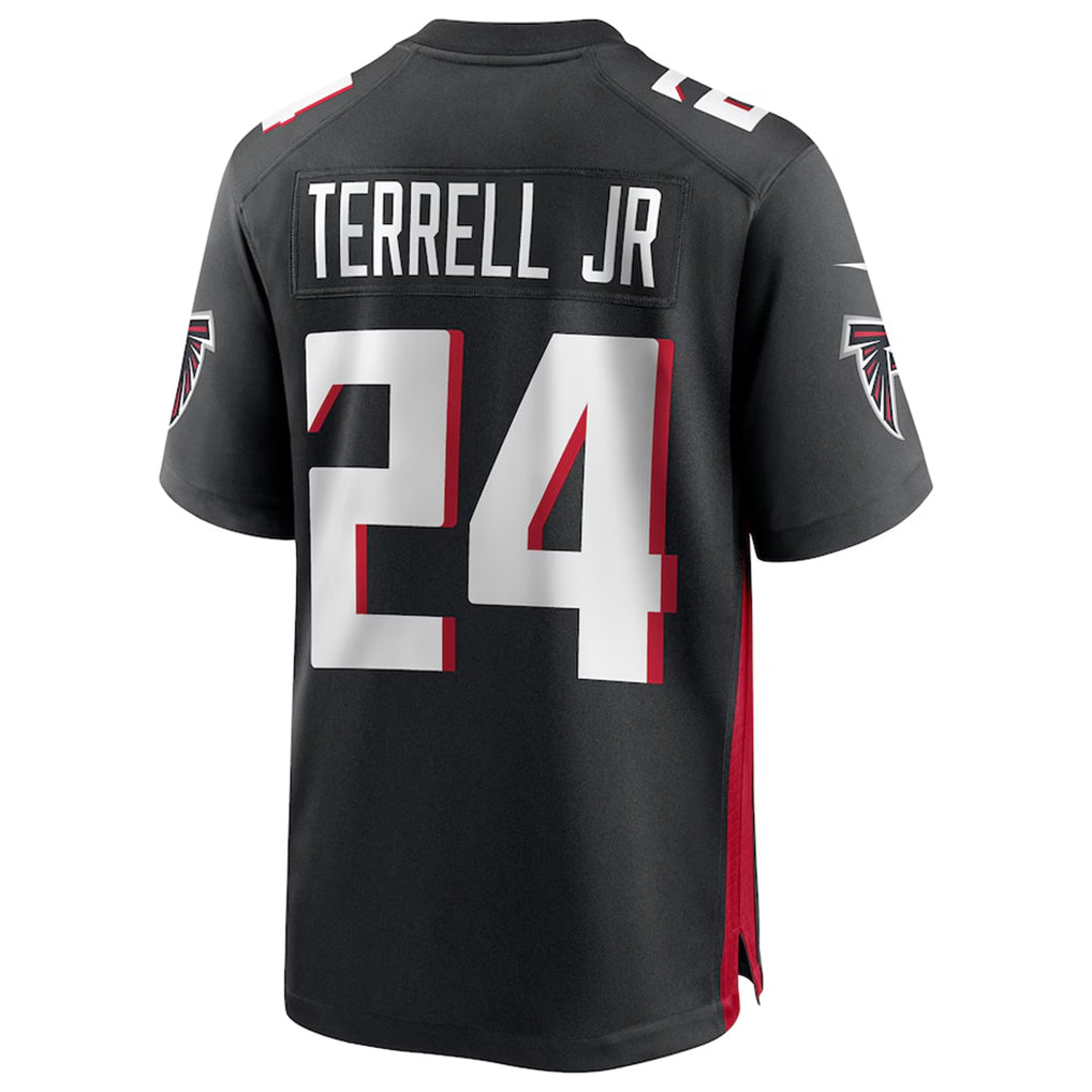 tocy A.Falcons #24 A.J. Terrell Jr. Player Black Home Game Stitched Jerseys