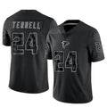 tocy A.Falcons #24 A.J. Terrell Jr. Player Black RFLCTV Limited Stitched Jerseys