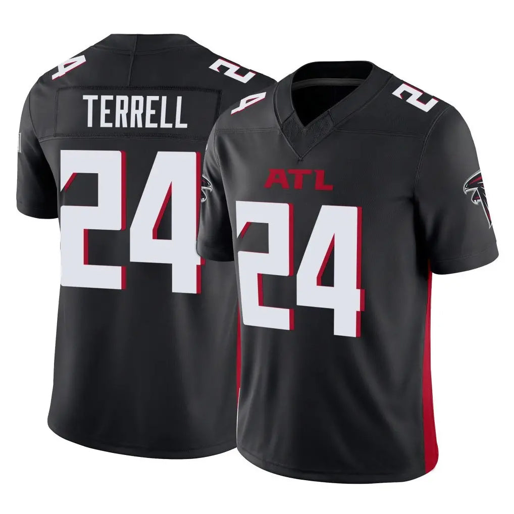 tocy A.Falcons #24 A.J. Terrell Jr. Player Black Vapor F.U.S.E. Limited Stitched Jerseys