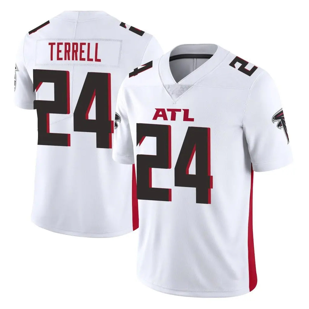 tocy A.Falcons #24 A.J. Terrell Jr. Player White Vapor Untouchable Limited Home Game Stitched Jerseys