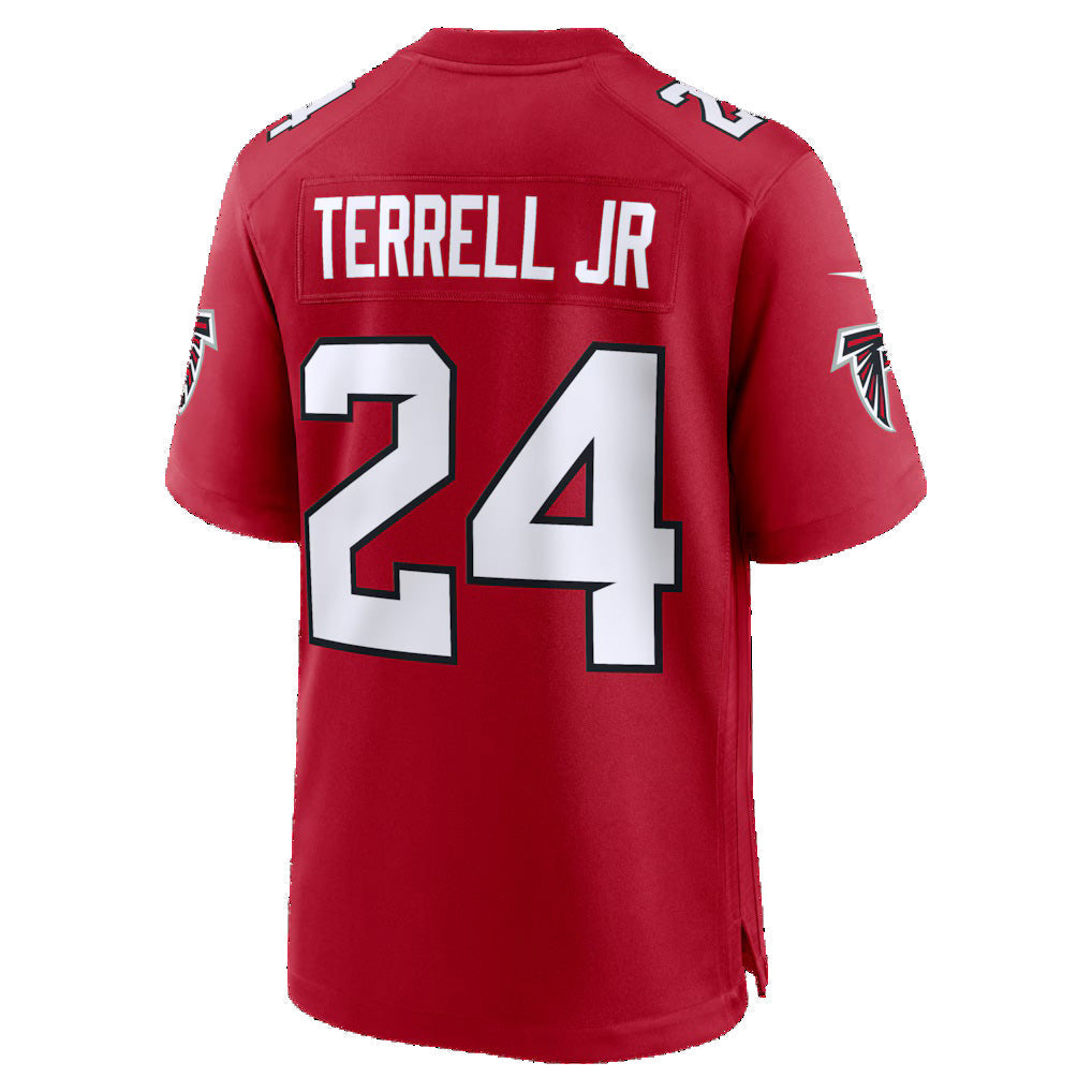 tocy A.Falcons #24 A.J. Terrell Red Game Stitched Jerseys
