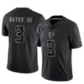 tocy A.Falcons #3 Jessie Bates III Player Black RFLCTV Limited Stitched Jerseys