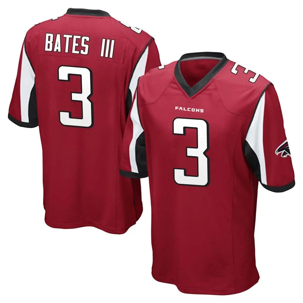 tocy A.Falcons #3 Jessie Bates III Player Red Color Vapor Home Game Stitched Jerseys