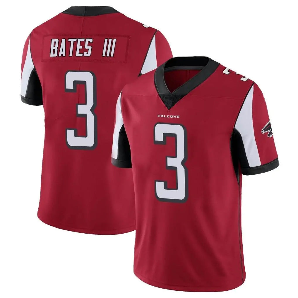 tocy A.Falcons #3 Jessie Bates III Player Red Color Vapor Untouchable Limited Home Game Stitched Jerseys