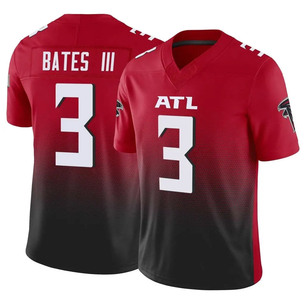 tocy A.Falcons #3 Jessie Bates III Player Red Vapor F.U.S.E. Limited Home Game Stitched Jerseys