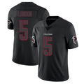 tocy A.Falcons #5 Drake London Player Black Impact Limited Stitched Jerseys