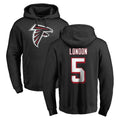 tocy A.Falcons #5 Drake London Player Black Salute to Service Hoodies Stitched Jerseys
