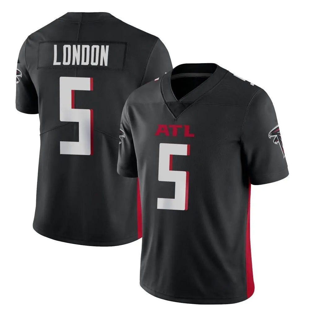 tocy A.Falcons #5 Drake London Player Black Vapor Untouchable Limited Home Game Stitched Jerseys