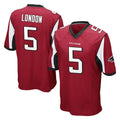tocy A.Falcons #5 Drake London Player Red Color Vapor Home Game Stitched Jerseys
