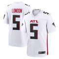 tocy A.Falcons #5 Drake London Player White Game Stitched Jerseys