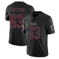 tocy A.Falcons #63 Chris Lindstrom Player Black Impact Limited Game Stitched Jerseys
