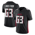 tocy A.Falcons #63 Chris Lindstrom Player Black Vapor Untouchable Limited Home Game Stitched Jerseys