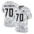 tocy A.Falcons #70 Jake Matthews Player Arctic Camo Salute to Service Limited Stitched Jerseys