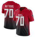 tocy A.Falcons #70 Jake Matthews Player Red Vapor Untouchable Limited Home Game Stitched Jerseys