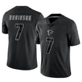 tocy A.Falcons #7 Bijan Robinson Player Black RFLCTV Limited Stitched Jerseys