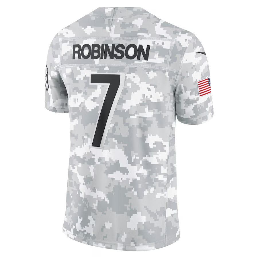 tocy A.Falcons #7 Bijan Robinson Player Camo Salute to Service Limited Stitched Jerseys