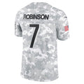 tocy A.Falcons #7 Bijan Robinson Player Camo Salute to Service Limited Stitched Jerseys