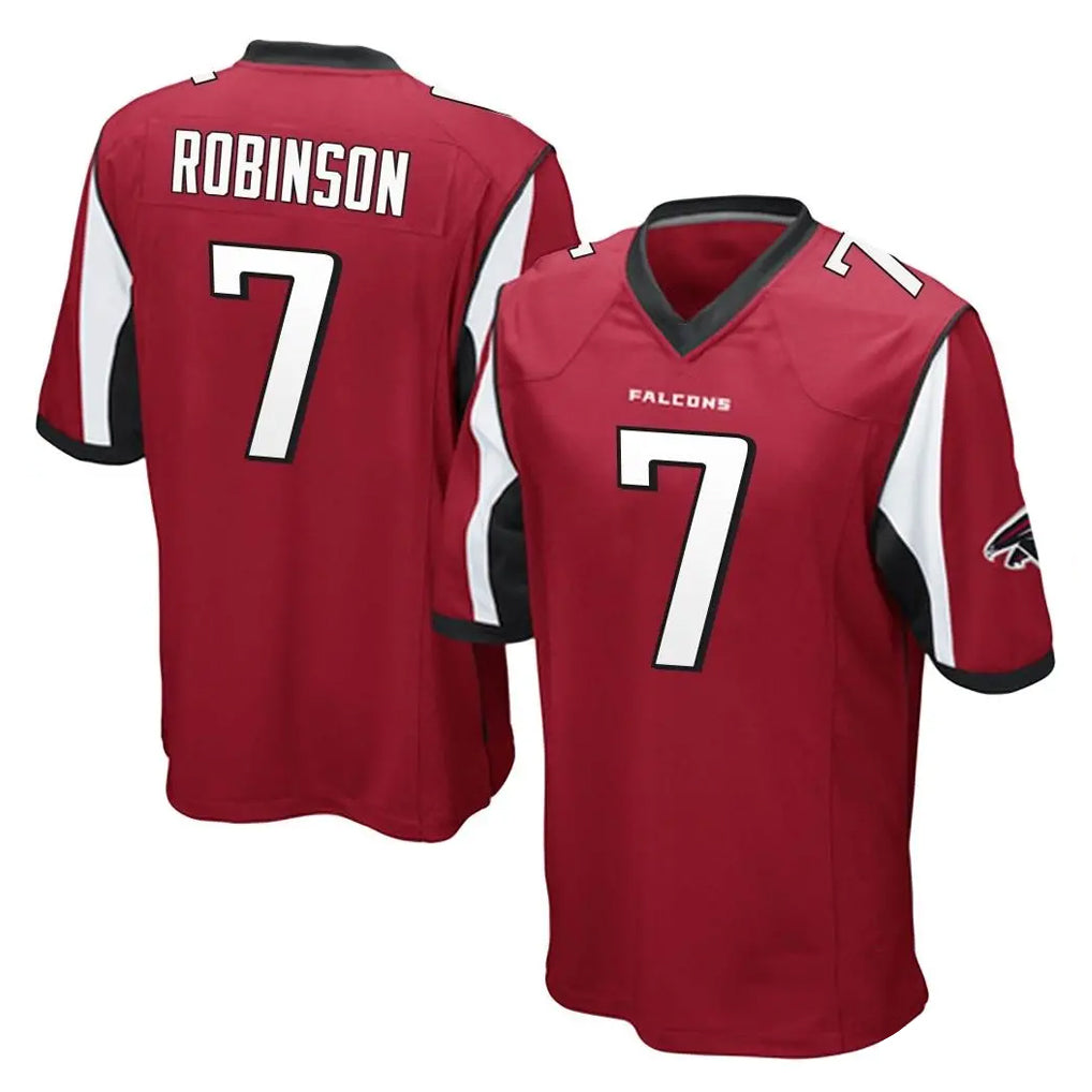 tocy A.Falcons #7 Bijan Robinson Player Red Color Vapor Home Game Stitched Jerseys