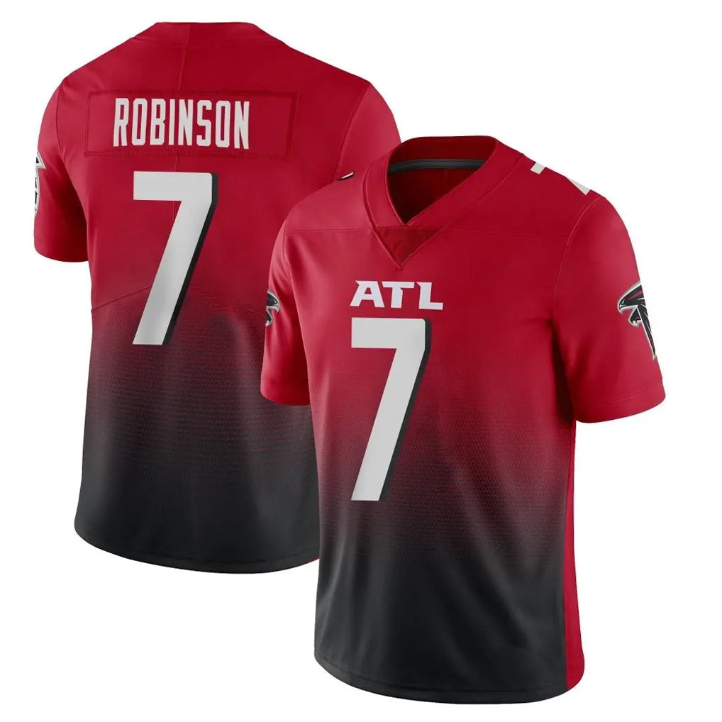 tocy A.Falcons #7 Bijan Robinson Player Red Vapor Untouchable Limited Home Game Stitched Jerseys