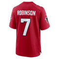 tocy A.Falcons #7 Bijan Robinson Red Game Stitched Jerseys