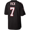 tocy A.Falcons #7 Michael Vick Mitchell & Ness Black Legacy Replica Stitched Jerseys
